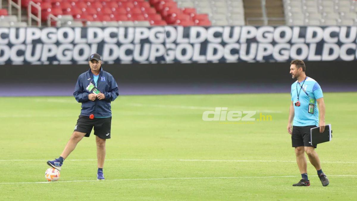 Con mucho ‘toque’ en el mediocampo: La alineación de Honduras que mandará Diego Vázquez ante Qatar en la Copa Oro