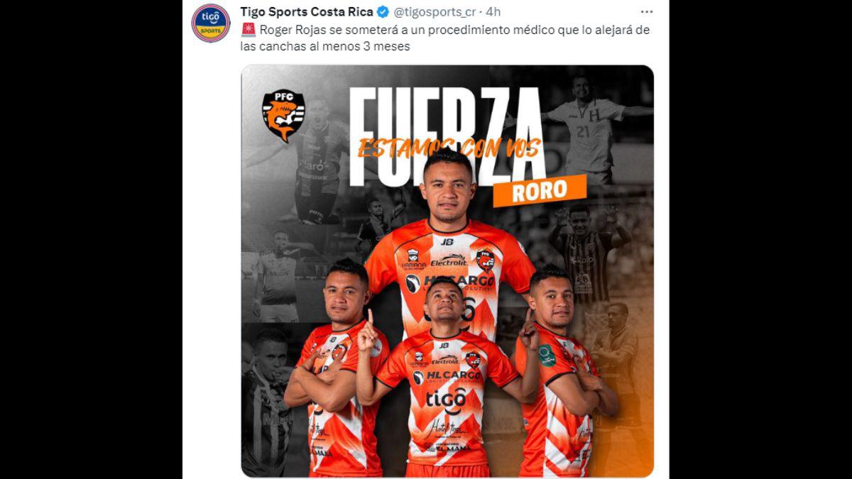 “FUERZA RORO”: Olimpia, Alajuelense y jugadores mandan apoyo a Roger Rojas tras decidir que hará una pausa en su carrera