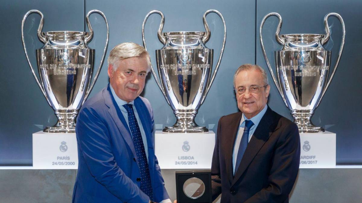 Florentino Pérez apelará a la continuidad de Ancelotti.