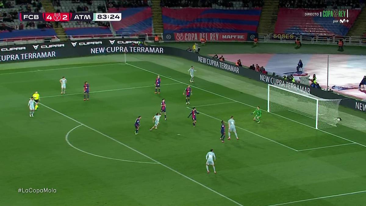 Las polémicas que el VAR no intervino, el festejo del Cholo y el amargo mensaje de Barcelona tras empatar en Copa del Rey