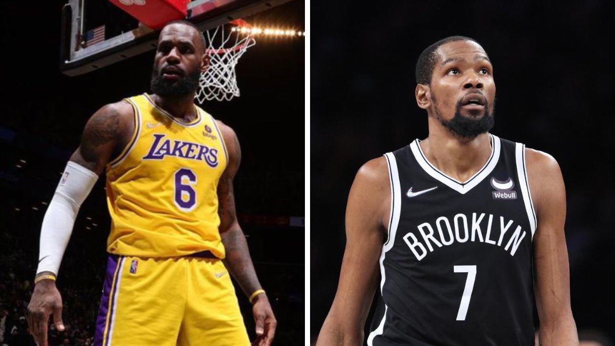 LeBron y Durant lideran votaciones anticipadas del juego de estrellas de la NBA