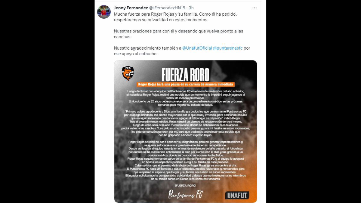 “FUERZA RORO”: Olimpia, Alajuelense y jugadores mandan apoyo a Roger Rojas tras decidir que hará una pausa en su carrera