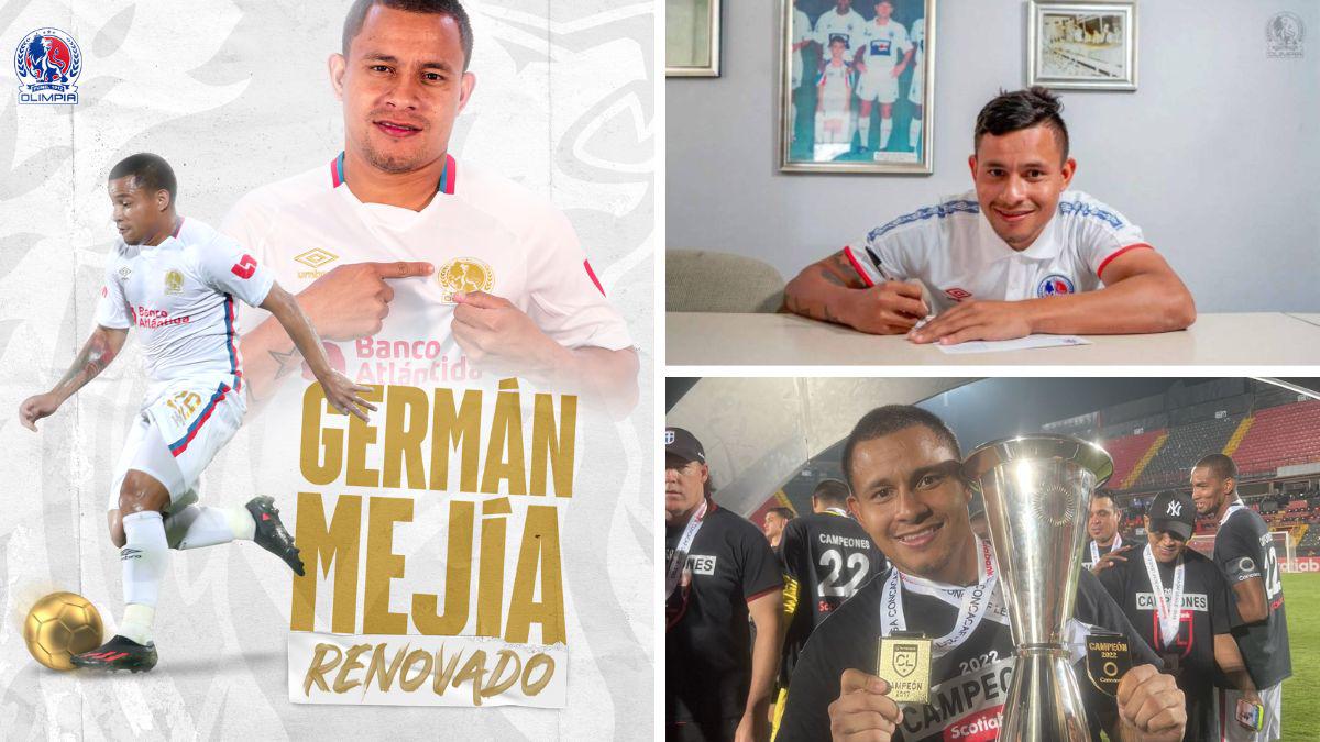 Olimpia anuncia la renovación de German “Patón” Mejía por dos años más y pone fin a las especulaciones