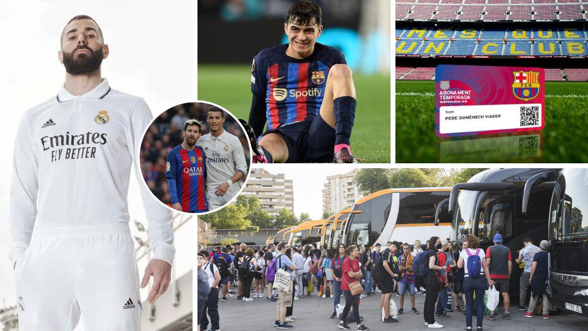 Barcelona-Real Madrid: El difícil acceso para entrar al Camp Nou, las camisas que lucirán, las bajas y la serie histórica del Clásico español