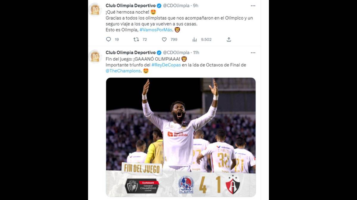 Kevin López con dedicatoria especial: Las reacciones de los jugadores del Olimpia tras el triunfo ante el Atlas en Concacaf