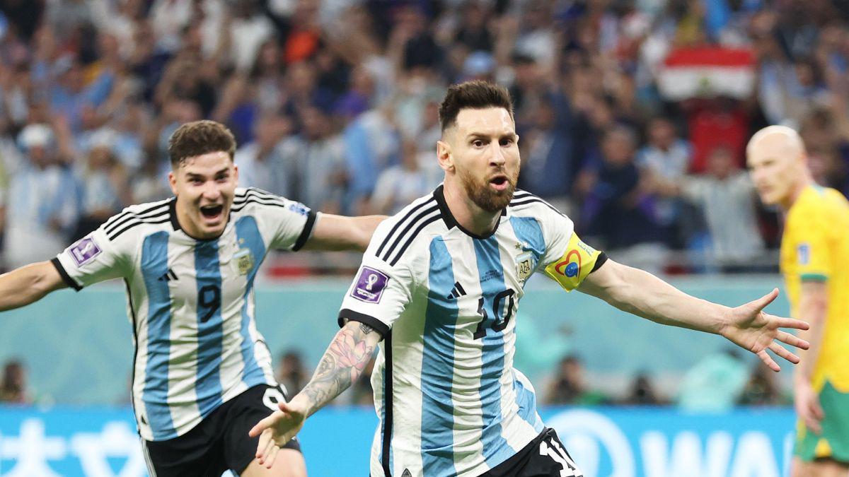 Los nervios y la cábala de Antonela con sus hijos, el festejo de Bad Bunny y la alegría de Messi por el gane de Argentina