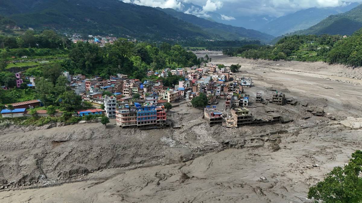 Así quedó Nepal tras terrible inundación: 55 muertos y cientos de desaparecidos