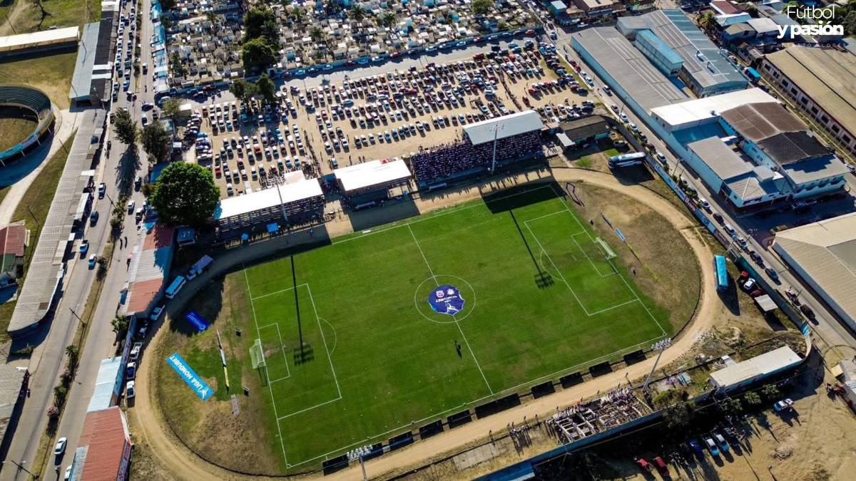 ¡Adiós al charco! Remodelan la pista del Estadio Marcelo Tinoco de Danlí