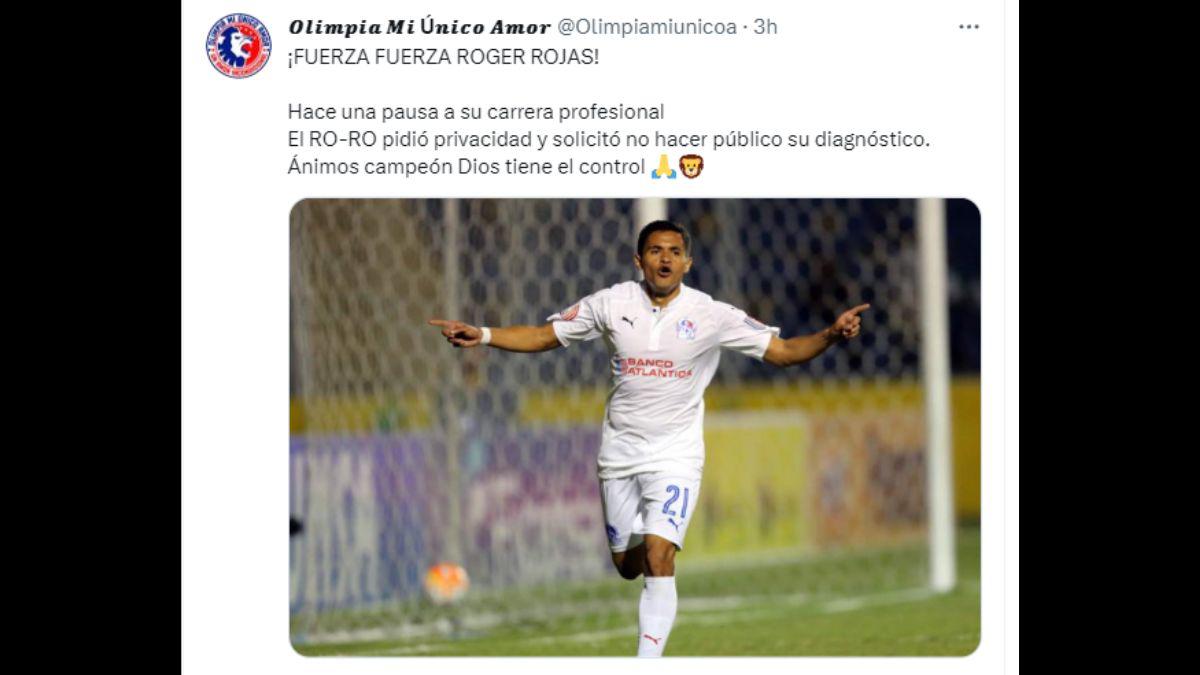 “FUERZA RORO”: Olimpia, Alajuelense y jugadores mandan apoyo a Roger Rojas tras decidir que hará una pausa en su carrera