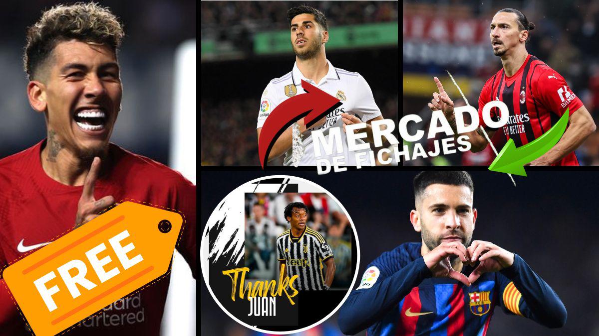 Los jugadores estrellas que quedan LIBRES a partir de hoy en el mercado de Europa; Barcelona confirma dos bajas