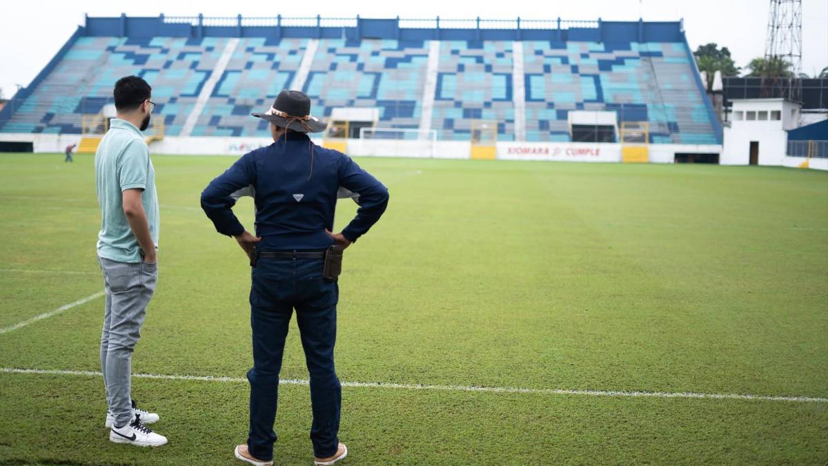¿Cómo luce la grama del estadio Morazán? Lo que le han hecho y lo que pasará con el césped en los próximos meses