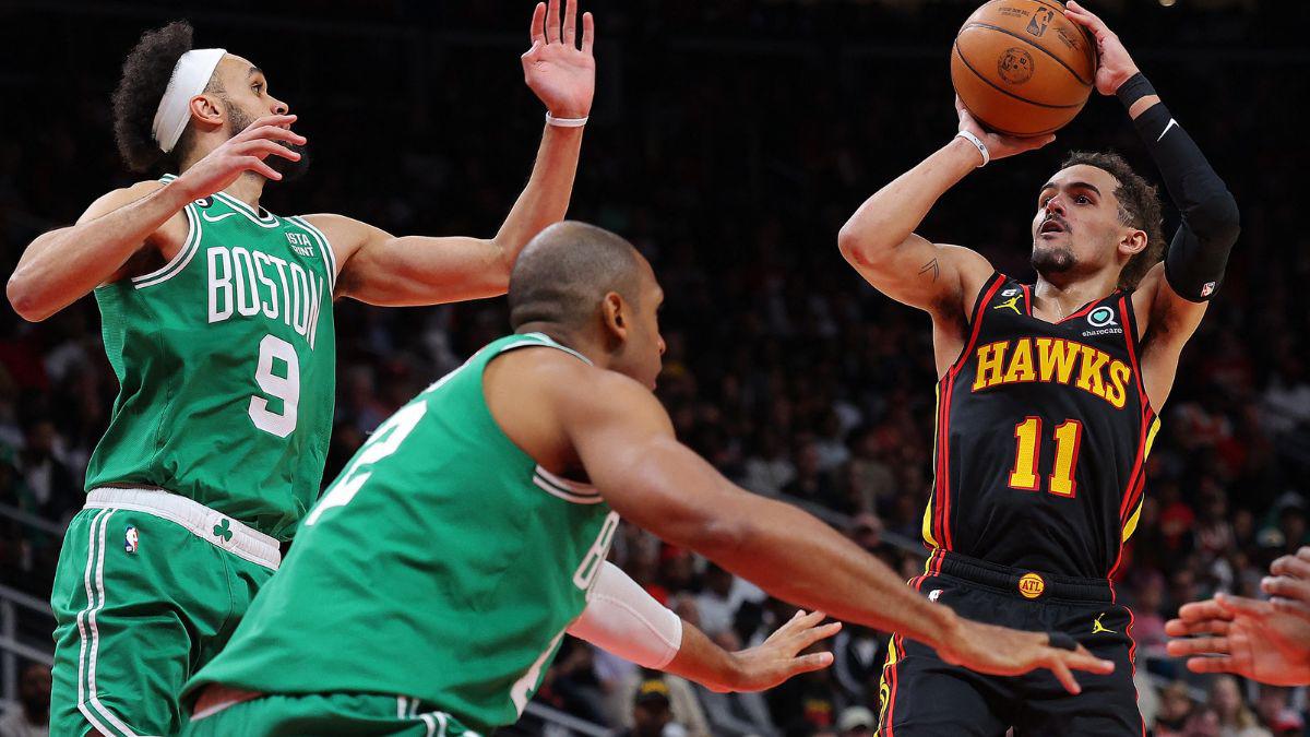 Trae Young comanda primera victoria de Atlanta Hawks en la serie ante Celtics