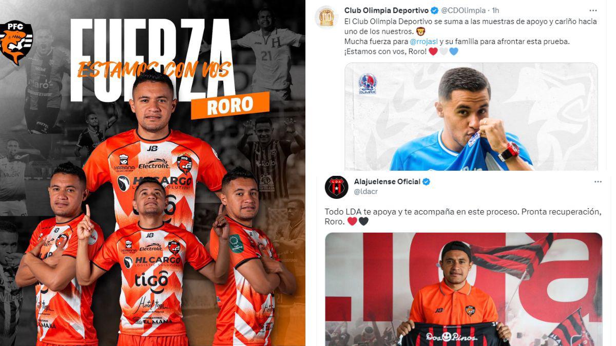 “FUERZA RORO”: Olimpia, Alajuelense y jugadores mandan apoyo a Roger Rojas tras decidir que hará una pausa en su carrera