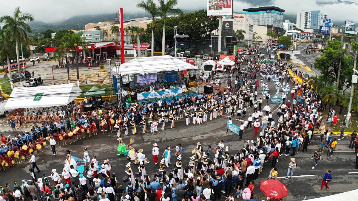 Honduras: tiktokers en excelencia académica, bellas presentadoras, Teófimo López presente y patriotismo en el desfile del 15 de septiembre