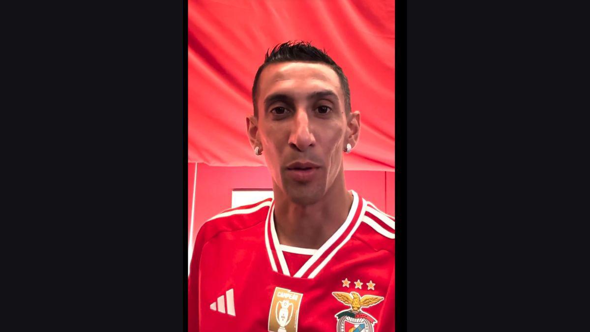 ¡Como campeón del mundo! Locura total en Lisboa por la presentación de Di María con el Benfica: “Elegí con el corazón”