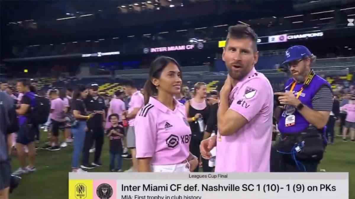 Messi ‘bautizó’ a bebé, el gesto que tuvo con jugador del Inter de Miami y el motivo por el que Antonela se hizo viral
