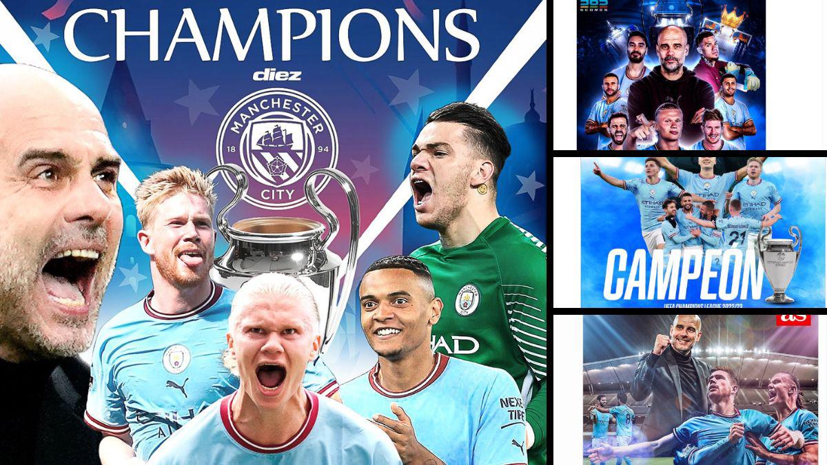 “Guardiola, el entrenador que escribe la historia”: Portadas internacionales se rinden ante el City de Pep tras conseguir la Champions