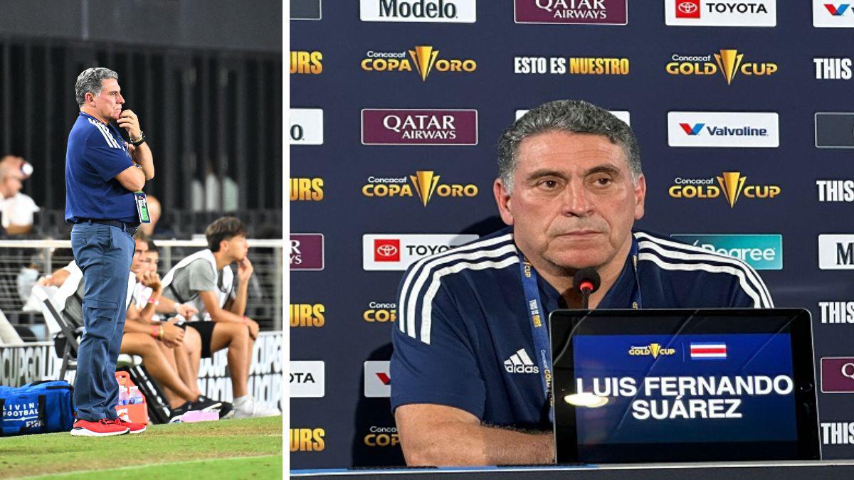 El entrenador de Costa Rica responde a la afición al grito de “fuera Suárez” tras perder ante Panamá en la Copa Oro