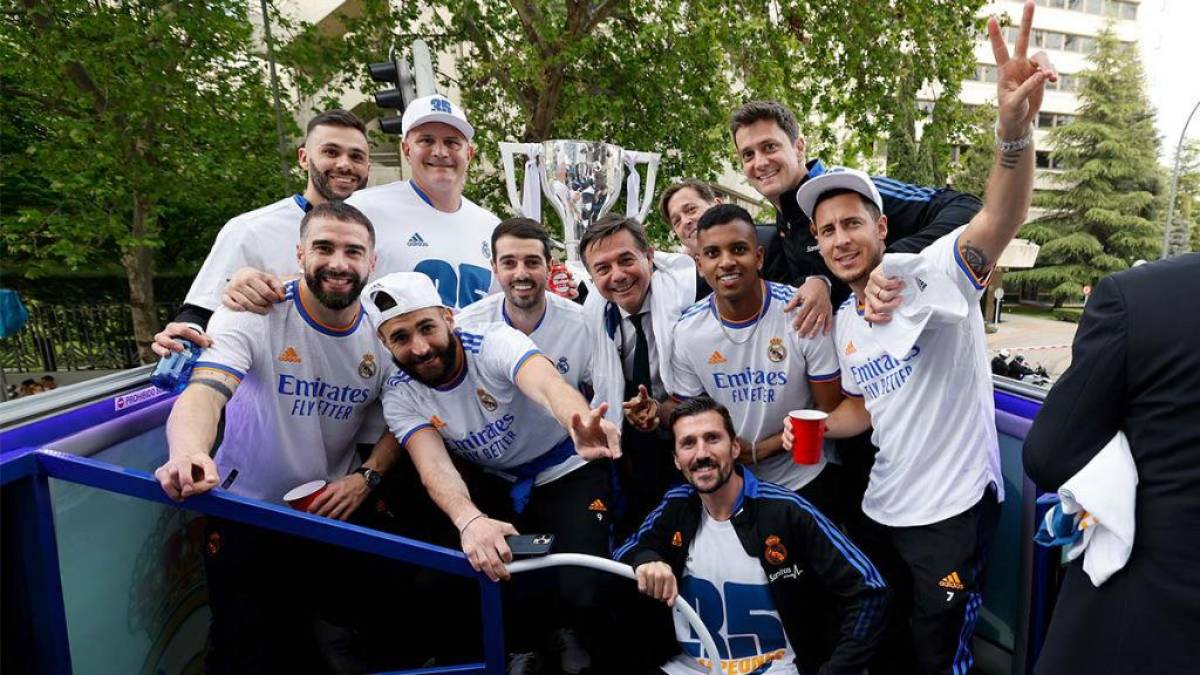 Espectacular fiesta: Real Madrid festejó en Cibeles con la afición su título 35 de la Liga de España