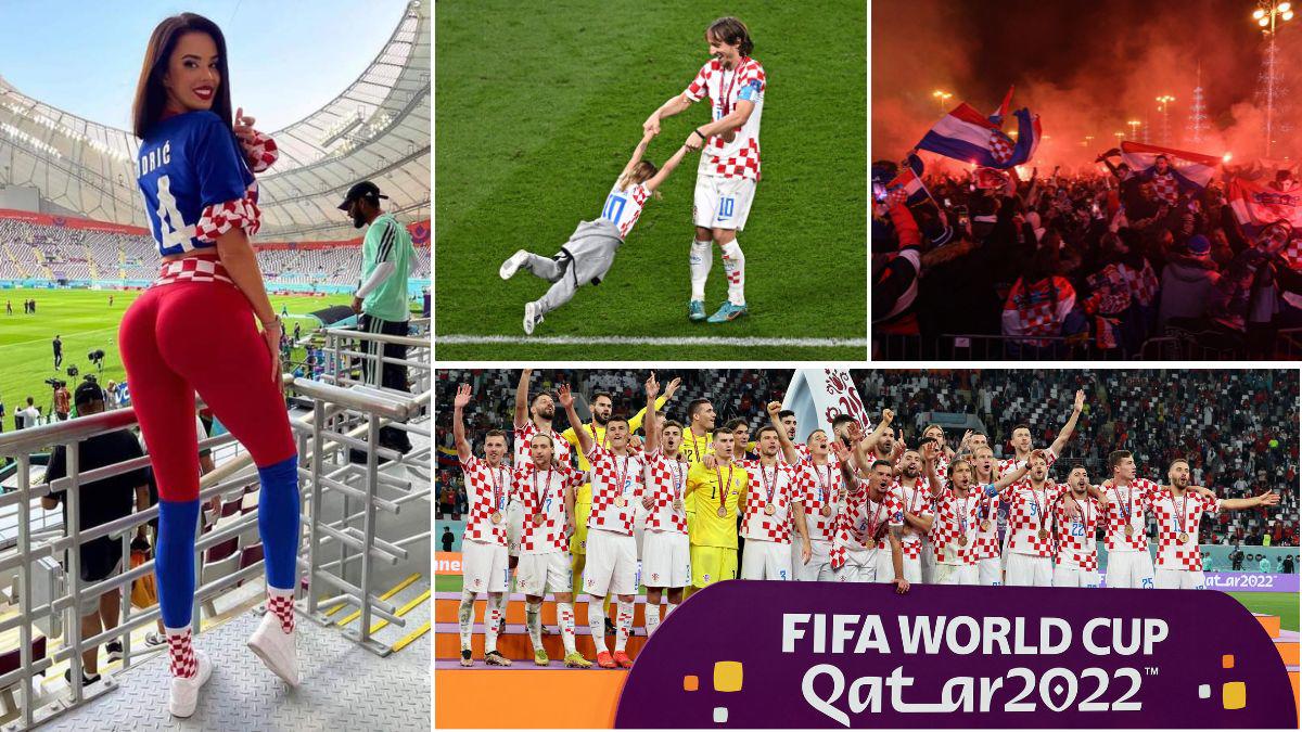 ¡Croacia celebra! El festejo especial de Luka Modric tras derrotar a Marruecos en el Mundial y la modelo Ivana Knoll enamora