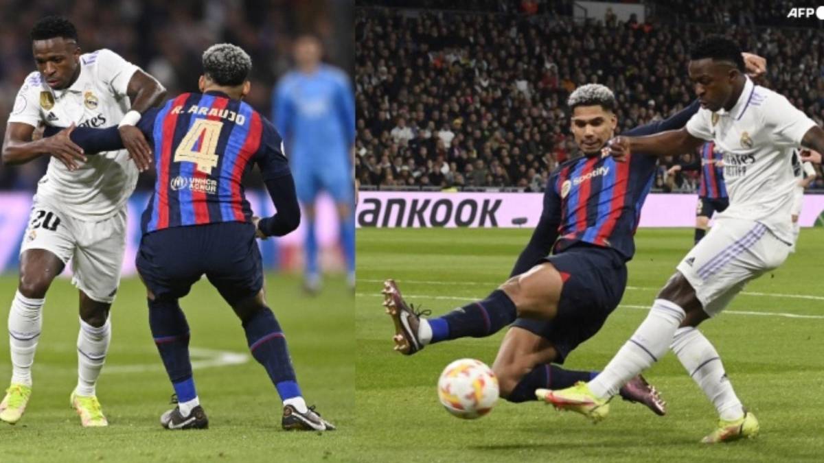 La llave de lucha libre de Vinicius, el error de Ansu y la pica entre Xavi y Carvajal en el Real Madrid-Barcelona por Copa del Rey