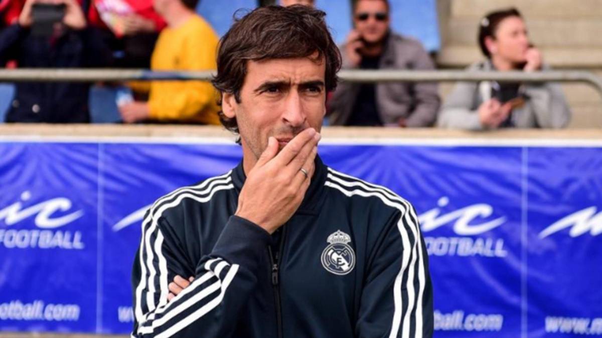Raúl trabaja para el Real Madrid Castilla y apunta a dirigir al Getafe de la primera división.