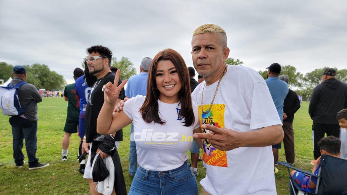 ¡Hermosa periodista se roba el show! Leyendas del fútbol hondureño deleitan con su talento en la IV edición de la New Orleans Cup