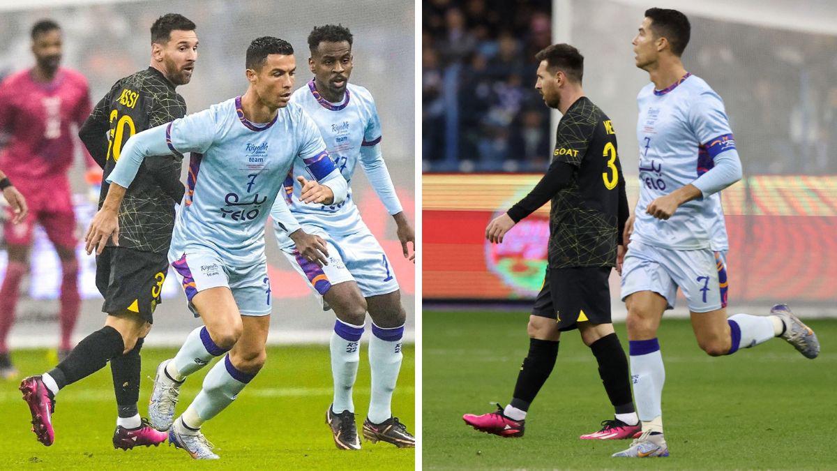 Fotos: El abrazo entre Cristiano y Messi, el reencuentro con viejos conocidos y los grandes festejos en el All-Stars de Arabia vs PSG