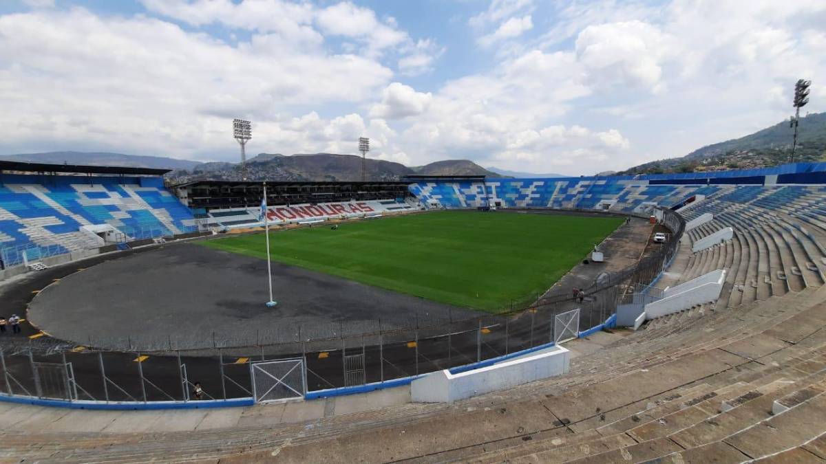 La grama del estadio Nacional estará lista para la final de vuelta entre Olimpia y Potros de Olancho.