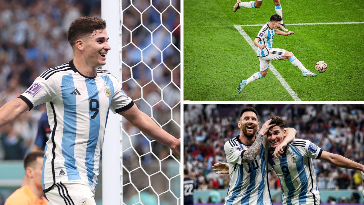 Julián Álvarez sobre el gol ante Croacia: “Cuando la agarré vi que varios compañeros cruzaron por ahí y de suerte llegó el gol”