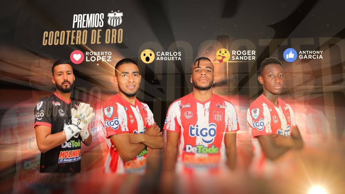 “Premios Cocoteros”: Vida elige este sábado al mejor futbolista del Torneo Clausura 2022 en La Ceiba