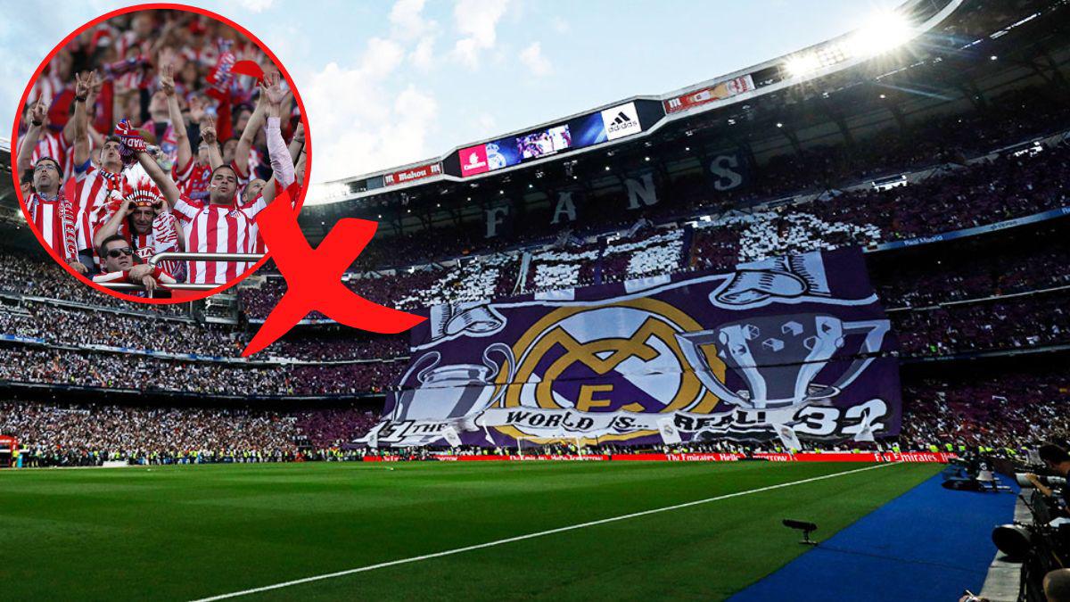 Se calienta derbi de la capital: el Real Madrid prohíbe la entrada a los hinchas del Atlético de Madrid