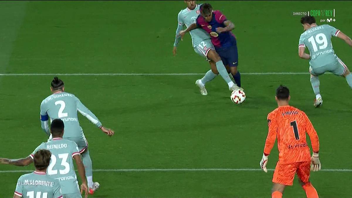 Las polémicas que el VAR no intervino, el festejo del Cholo y el amargo mensaje de Barcelona tras empatar en Copa del Rey