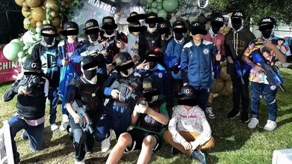 Polémica: Jugador de Cruz Azul festeja cumpleaños de su hijo con temática del narcotraficante “Chapo” Guzmán