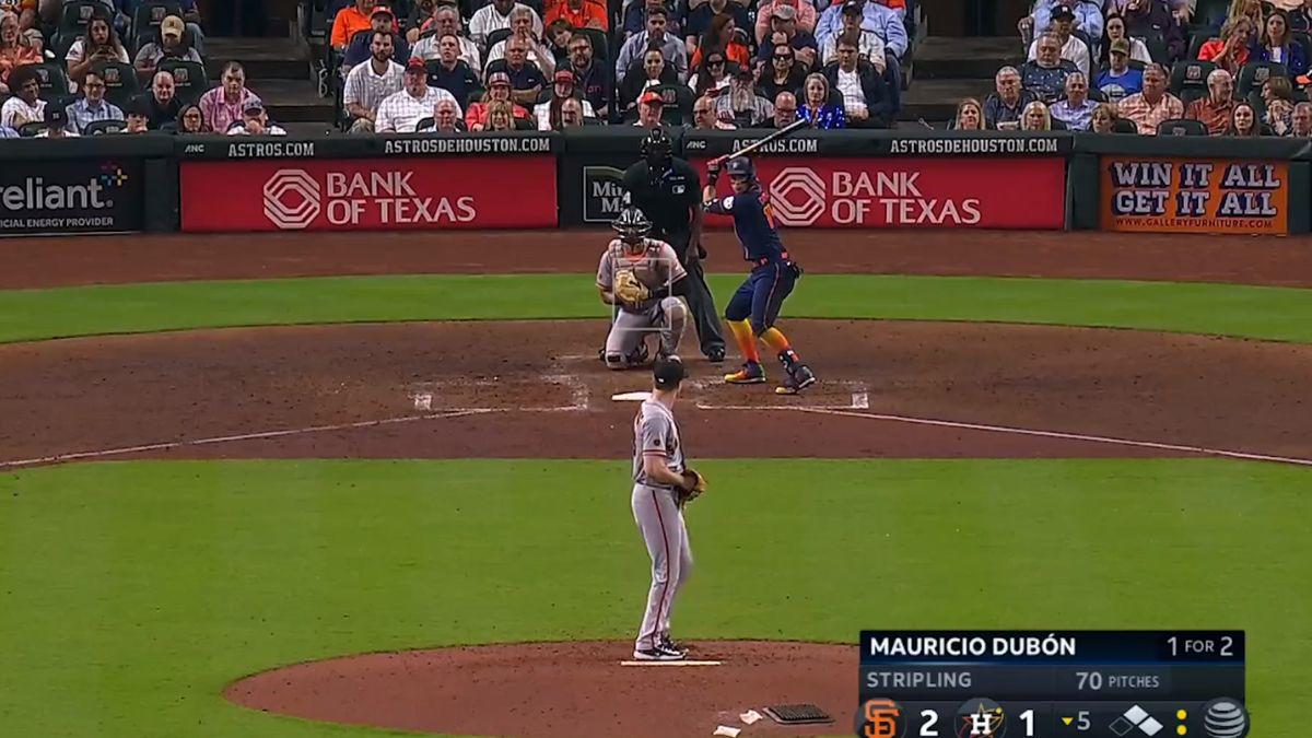 La noche soñada de Mauricio Dubón: Ovacionado por todo el estadio y la familia que lo ama por jugar con los Astros