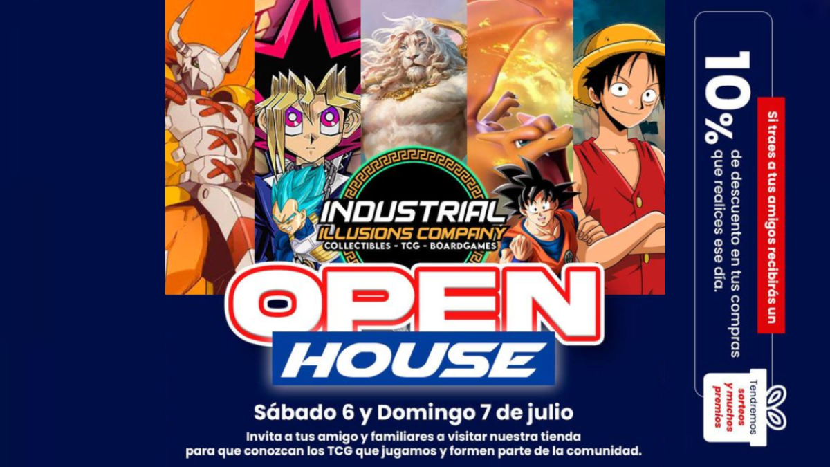 ¿Te interesan los juegos de cartas? Industrial Illusions Company tendrá un Open House este 6 y 7 de julio