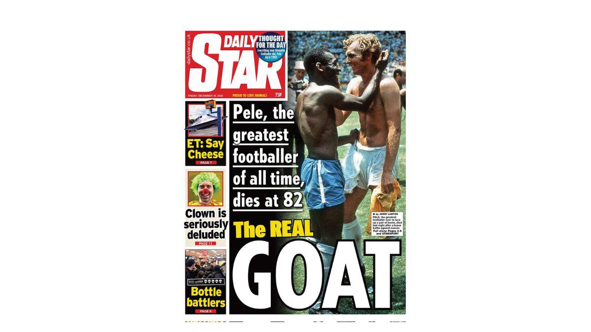 “Rey en el cielo y en la tierra”: las impresionantes portadas del mundo por la muerte de Pelé