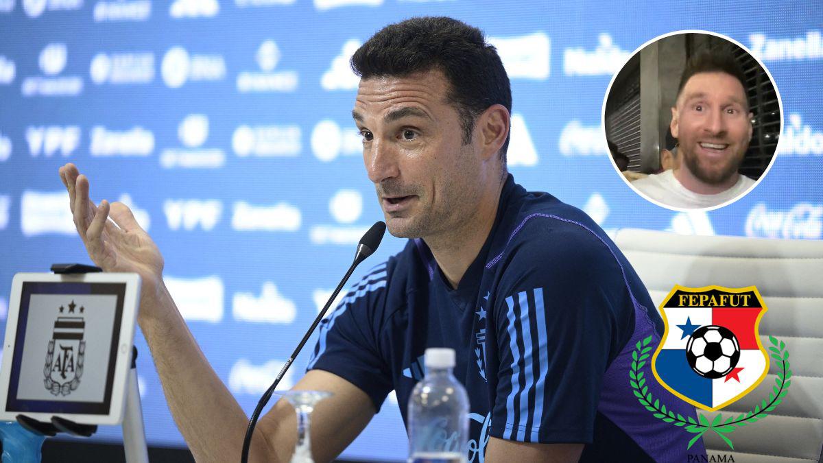 ¿Enojado por la salida de Messi? Scaloni habló del duelo ante Panamá donde festejarán el título: “No me gustan que me digan Scaloneta”