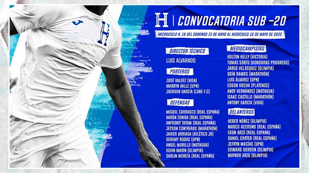 Fenafuth gira nueva convocatoria para microciclo Sub-20 de la Selección de Honduras en Siguatepeque