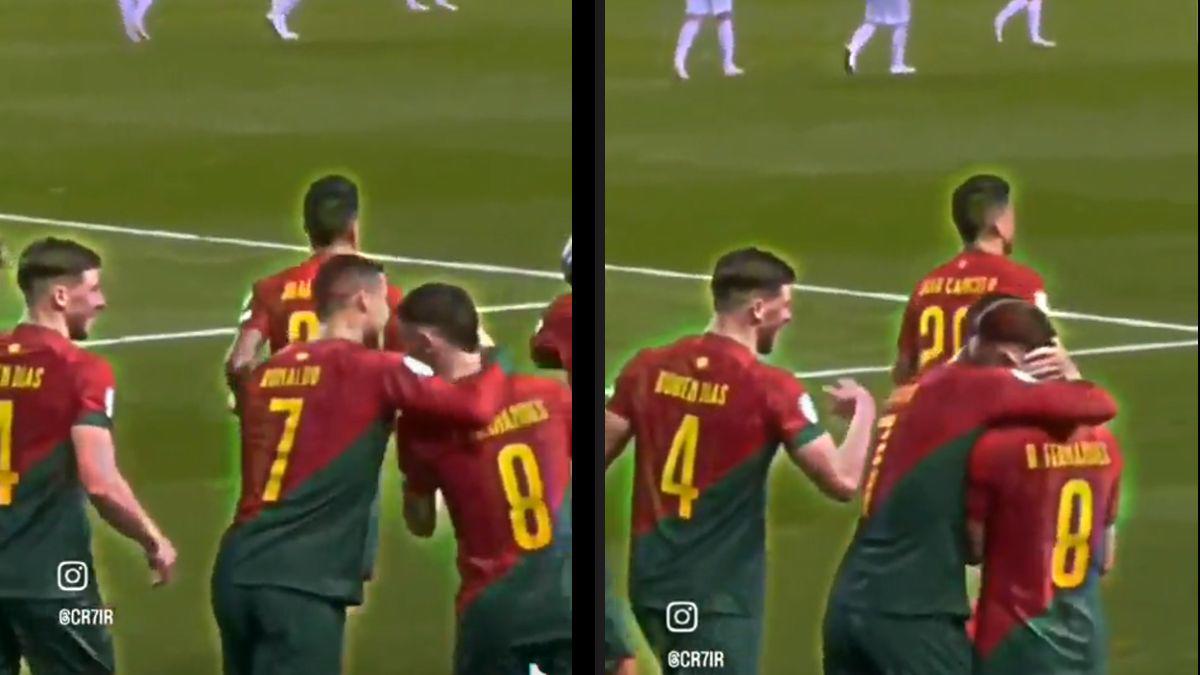 ¿Son enemigos? Bruno Fernandes contradice a Cristiano Ronaldo sobre el “aire fresco” de Portugal; y el polémico festejo de un gol