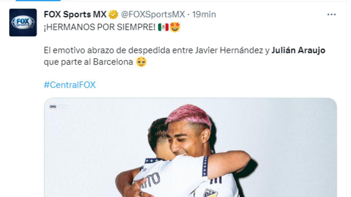 Prensa mexicana hace fiesta por Julián Araujo al Barcelona B, lo califican como un “BOMBAZO”; Chicharito es protagonista