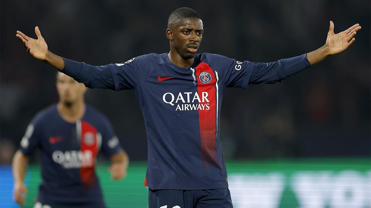 Dembélé está perdiendo protagonismo en el PSG con Luis Enrique.