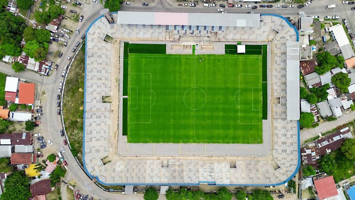 ¡Con novedad en Honduras! El estadio Municipal Ceibeño presenta un cambio total y se prepara para abrir las puertas al fútbol