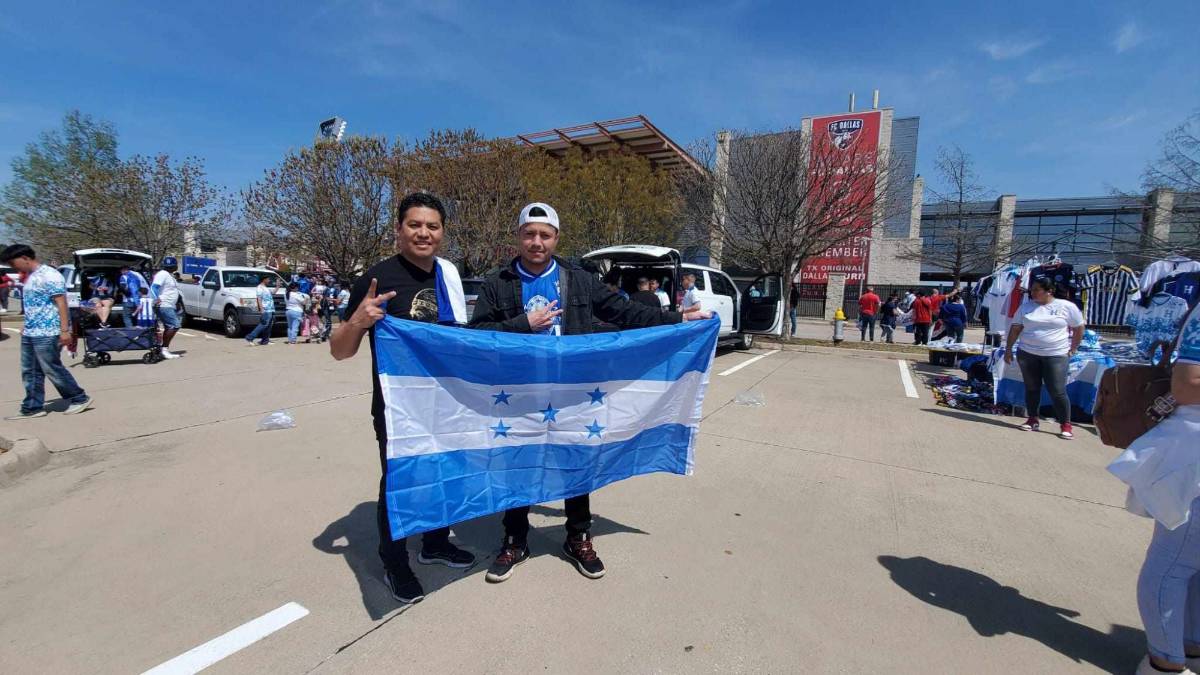 FOTOS: ¡Punta, asados y famoso incluido! Así es el ambientazo hondureño en el Toyota Stadium para el repechaje ante Costa Rica