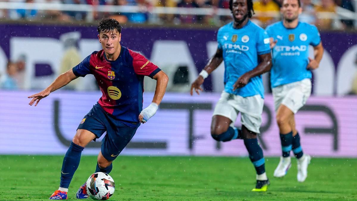 Así sería el primer 11 oficial del Barcelona en la Liga de España ante el Valencia ¿Con Dani Olmo y Lamine Yamal?