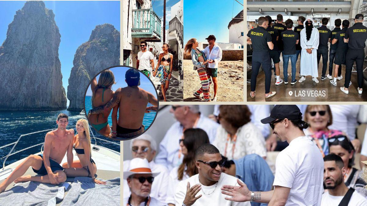 Manejando tanques de guerra, jugando póker y en despedidas de soltero: Así son las lujosas vacaciones de los futbolistas