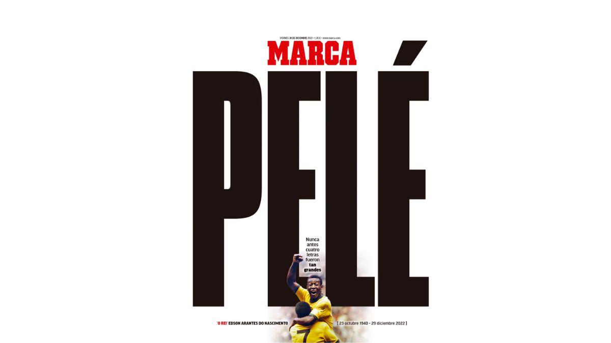 “Rey en el cielo y en la tierra”: las impresionantes portadas del mundo por la muerte de Pelé
