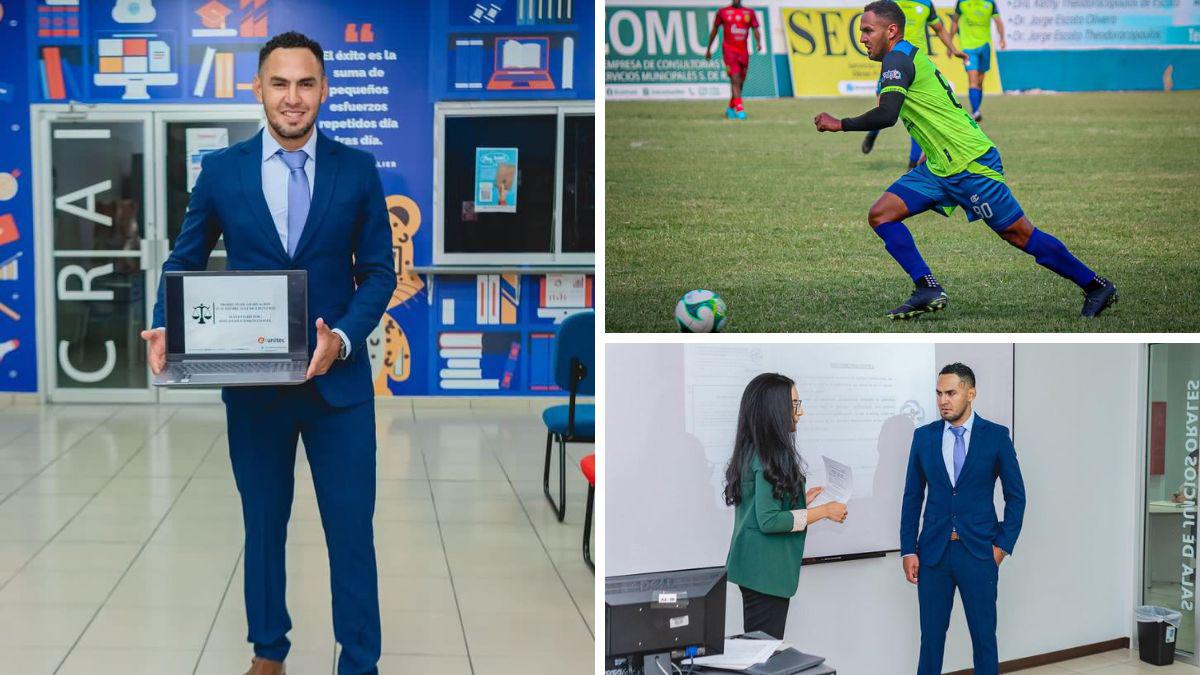 José Tobías es un ejemplo a seguir: De ser subcampeón con Potros de Olancho a graduarse de la Universidad como Abogado