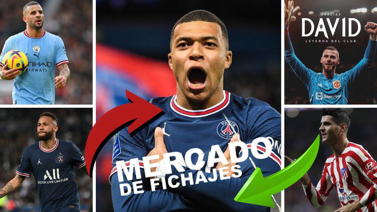 El millonario salario por el que Mbappé firmaría con el Real Madrid; Neymar con sorpresivo destino y De Gea se despide del United