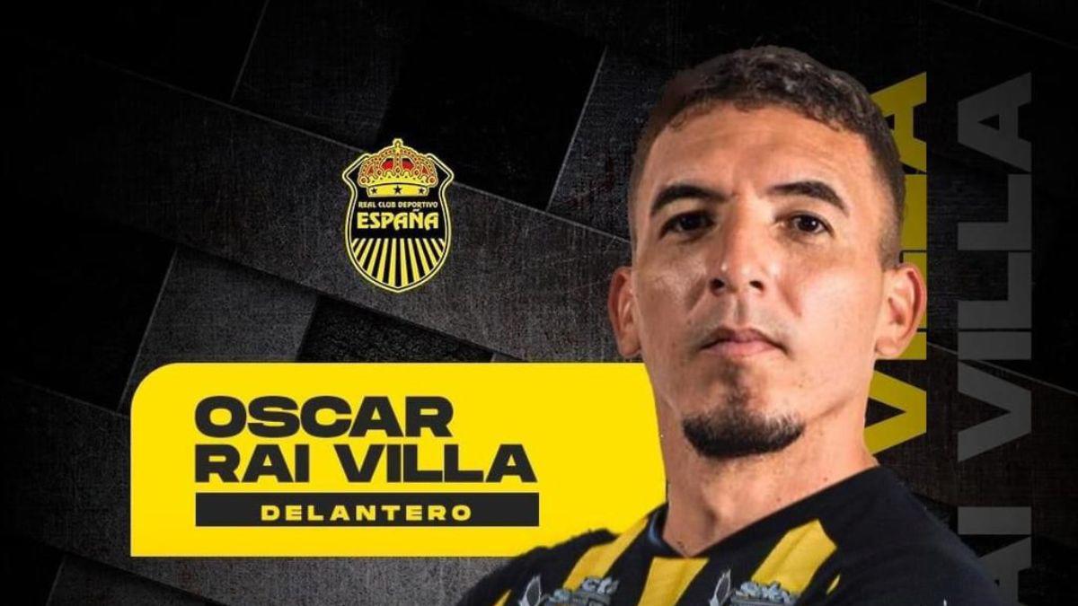 OFICIAL: Real España le arrebata a Motagua el fichaje del mexicano Óscar Villa y confirma su segunda alta de cara al Apertura 2023